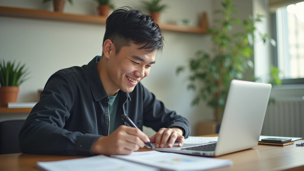 Individual reviewing daily workflow system