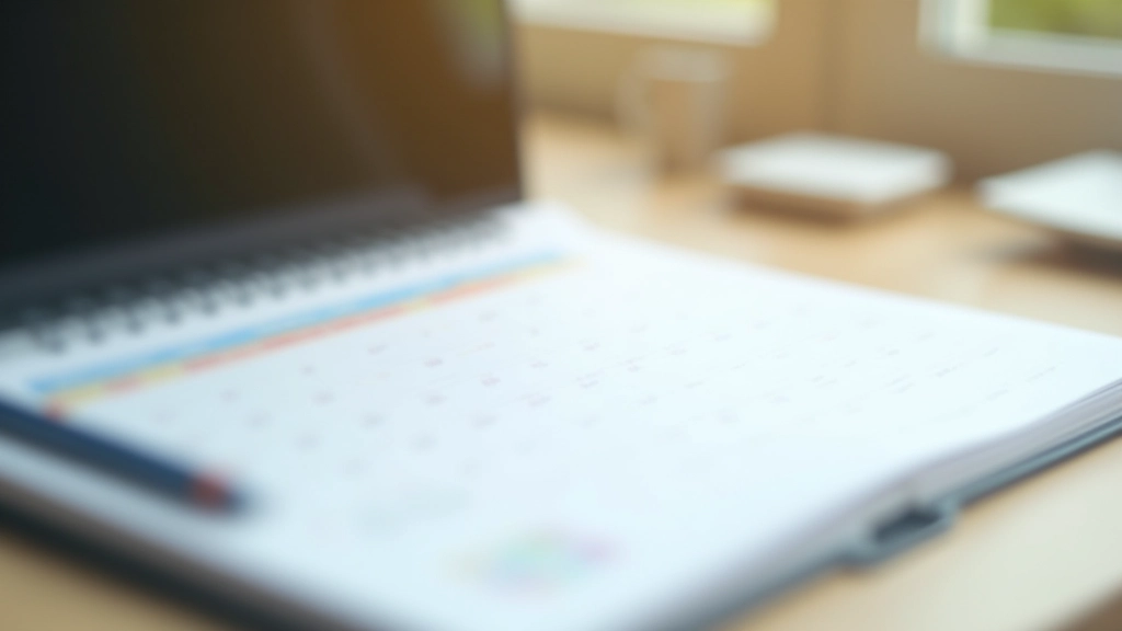 Daily calendar showing color-coded time blocks for focus, meetings, communication, and admin work