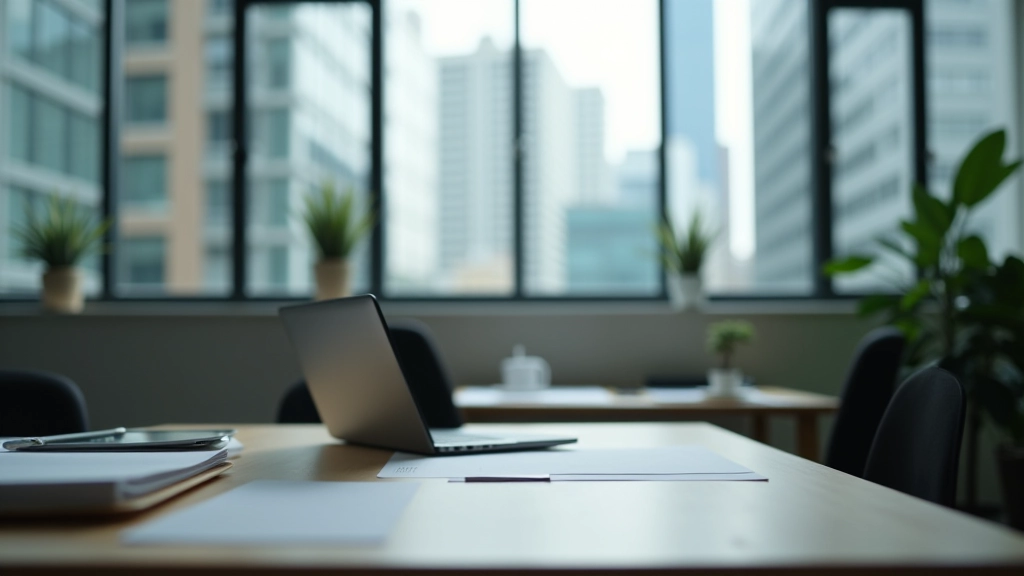 Modern professional workspace demonstrating organized workflow optimization